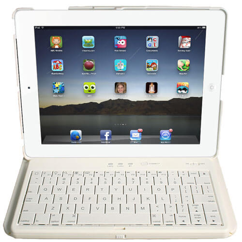 NEW! Bluetooth Keyboard Case Cover for iPad2